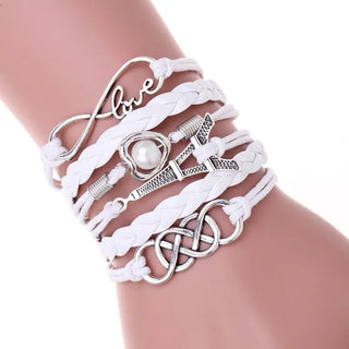 Bracelet multicouche infinie/love/tour effeil ICONIA - Milanoza