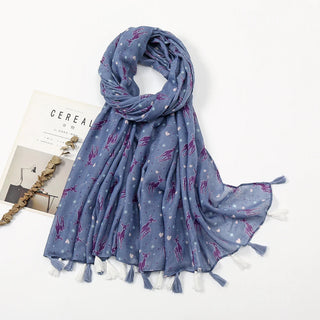 Foulard en Coton Femme Doux Idéal pour Toutes Saisons - Milanoza