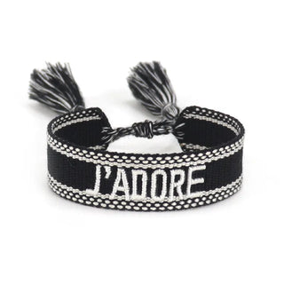 Découvrez le Bracelet J'ADORE - Élégance Tissée - Milanoza