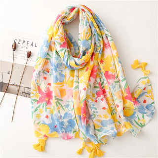 Foulard en Coton Femme Doux Idéal pour Toutes Saisons - Milanoza