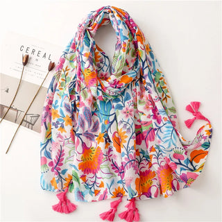 Foulard en Coton Femme Doux Idéal pour Toutes Saisons - Milanoza