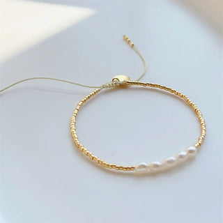 Bracelet Perles d'Eau Douce Élégance Naturelle et Design Minimaliste - Milanoza