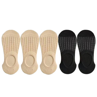 Lot de 5 paires de chaussettes invisibles - Milanoza