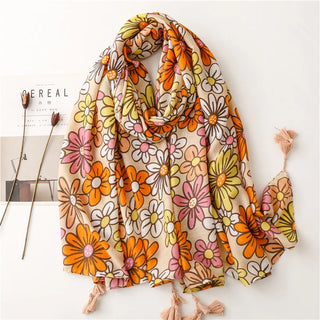 Foulard en Coton Femme Doux Idéal pour Toutes Saisons - Milanoza