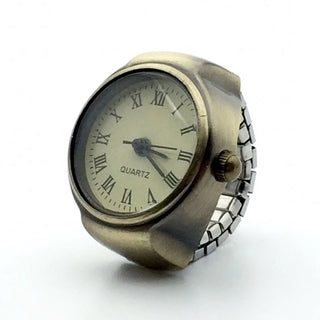 Bague Montre à Quartz Vintage en Acier Inoxydable - Milanoza