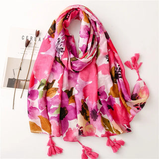 Foulard en Coton Femme Doux Idéal pour Toutes Saisons - Milanoza