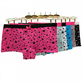 Boxer Femme en Coton Lot de 5 Multiples Motifs pour Tous les Styles - Milanoza