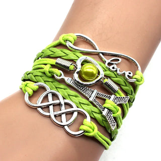 Bracelet multicouche infinie/love/tour effeil ICONIA - Milanoza