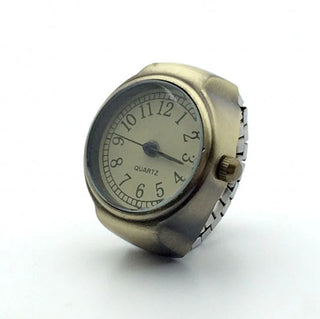 Bague Montre à Quartz Vintage en Acier Inoxydable - Milanoza