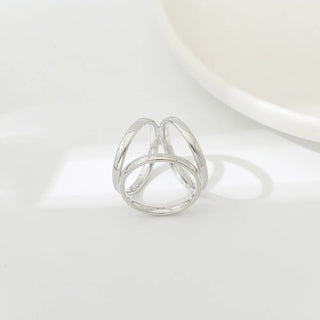 Bague de Foulard avec Design Entrelacé Élégant - Milanoza