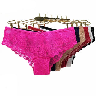 Boxer Femme en Dentelle Rose à Motifs Cœurs avec Nœud Satin - Milanoza