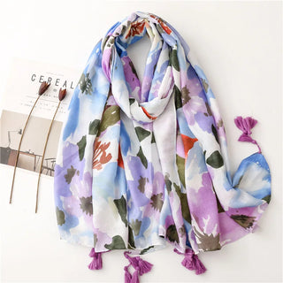 Foulard en Coton Femme Doux Idéal pour Toutes Saisons - Milanoza