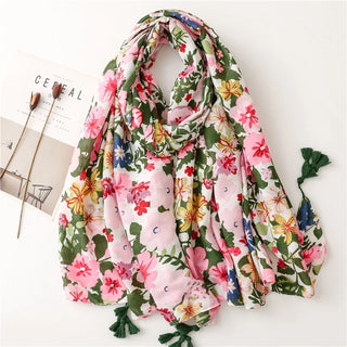 Foulard en Coton Femme Doux Idéal pour Toutes Saisons - Milanoza