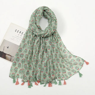 Foulard en Coton Femme Doux Idéal pour Toutes Saisons - Milanoza